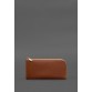 Кожаное портмоне-купюрник на молнии 14.1 светло-коричневое BlankNote