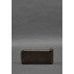 Шкіряний гаманець на блискавці темно-коричневий BlankNote