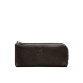 Шкіряний гаманець на блискавці темно-коричневий BlankNote
