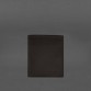 Кожаное портмоне на кнопке Brut темно-коричневый краст BlankNote