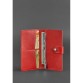 Шкіряний гаманець зі шкіри червоний Saffiano BlankNote