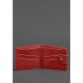 Кожаное портмоне красного цвета BlankNote
