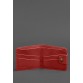 Кожаное портмоне красного цвета BlankNote