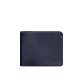 Шкіряне портмоне з затискачем синій краст BlankNote