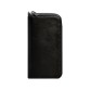 Шкіряне гаманець на блискавки чорний BlankNote