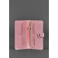 Шкіряне жіноче портмоне 7.0 рожеве BlankNote
