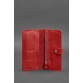 Красный кожаный женский кошелёк BlankNote