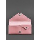 Женский кожаный кошелек Керри розовый BlankNote