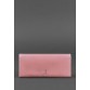 Жіночий шкіряний гаманець Керрі рожевий BlankNote