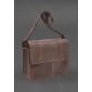 Шкіряна сумка-портфель Classic темно-коричневий Crazy Horse BlankNote