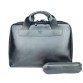 Черный кожаный женский портфель Attache Briefcase  BlankNote