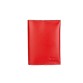 Шкіряна паспортна обкладинка червона BlankNote