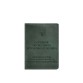 Шкіряна обкладинка для службового посвідчення військовослужбовця Держспецзв&#39;язку зелена Crazy Horse BlankNote