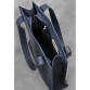 Містка сумка-шоппер синього кольору BlankNote