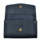 Темно-синий клатч декорирован оригинальной вышивкой  BlankNote