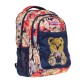 Рюкзак с яркими мишками и пайетками Class