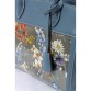 Вместительная женская сумка с цветочным принтом David Jones