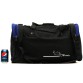 Чорна дорожня сумка з синіми вставками Wallaby