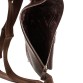 Сумка через плечо коричневого цвета вертикальная Karya