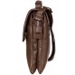 Чоловіча сумка з м&#39;якої шкіри коричневий флотар Karya