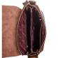 Чоловіча сумка з м&#39;якої шкіри коричневий флотар Karya