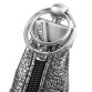 Ключниця на блискавки срібного кольору Desisan