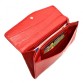 Яскравий червоний гаманець на одне відділення Canpellini