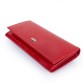 Шикарний гаманець з червоної шкіри з блиском Canpellini