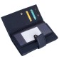 Шикарний шкіряний гаманець синього кольору Canpellini