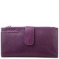 Фіолетовий шкіряний гаманець на два відділення Canpellini
