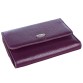 Фиолетовый кошелёк на кнопке Canpellini