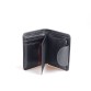 Компактний жіночий гаманець чорного кольору Grass