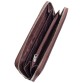 Зручний жіночий гаманець шоколадного кольору Grass