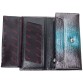 Жіночий гаманець чорного кольору з блакитною вставкою Desisan