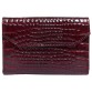 Компактний шкіряний гаманець бордового кольору Desisan
