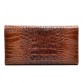 Місткий жіночий гаманець рудого кольору Desisan