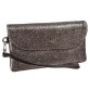 Шикарний сріблястий гаманець-клатч Desisan