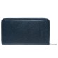 Практичний шкіряний гаманець синього кольору Karya