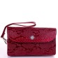 Шкіряний гаманець-клатч червоного кольору Karya