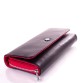 Оригінальний чорний гаманець з червоною серединою Karya