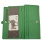 Зелений шкіряний гаманець Desisan