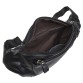 Кожаная поясная сумка черного цвета Buffalo Bags