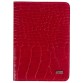 Обкладинка для паспорта червоний кроко Grass