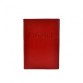 Обложка на паспорт лаковая красная Canpellini