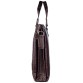 Красивая сумка портфель из кожи коричневый лазер Desisan