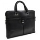 Тонкая сумка-портфель мягкий черного цвета Bonis