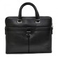 Тонкая сумка-портфель мягкий черного цвета Bonis