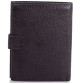 Вертикальный бумажник из кожи черного цвета Canpellini