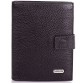 Вертикальний гаманець зі шкіри чорного кольору Canpellini