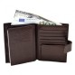 Шкіряний коричневий гаманець Desisan